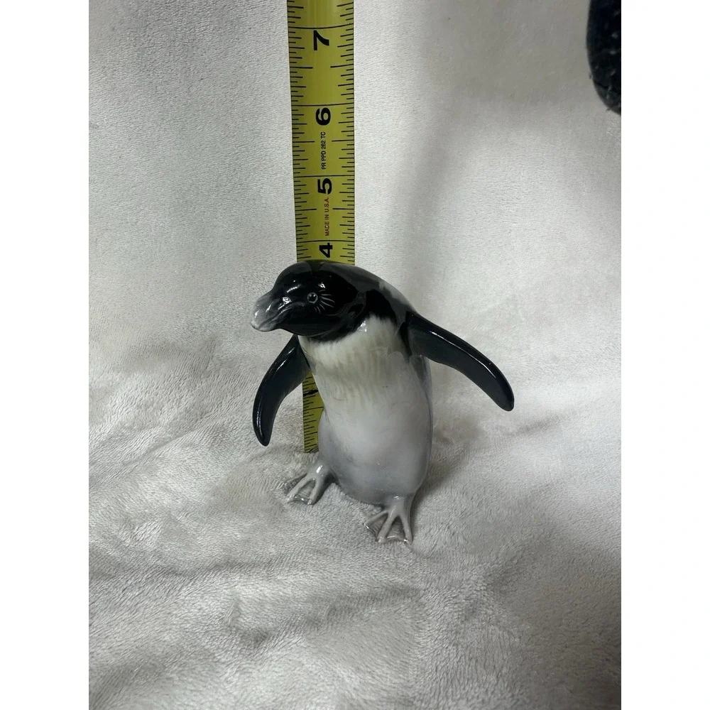 Metzler & Ortloff Penguin Figurine Fine Porcelain Animal Figure Germany Vintage